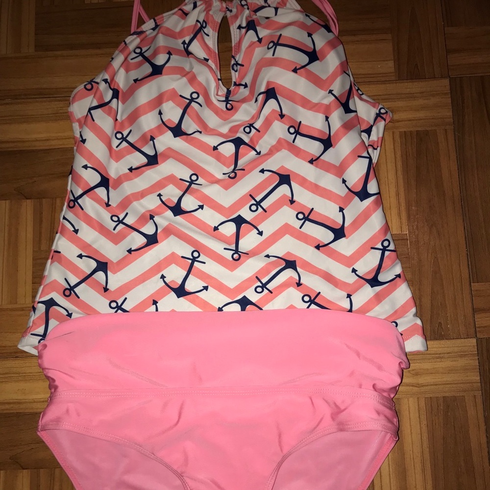 PINK BATHING SUIT